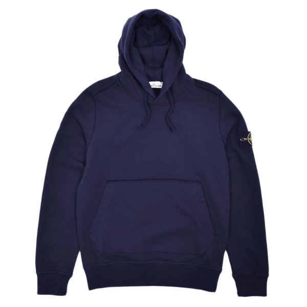 Stone Island Brushed Cotton Hooded Sweatshirt