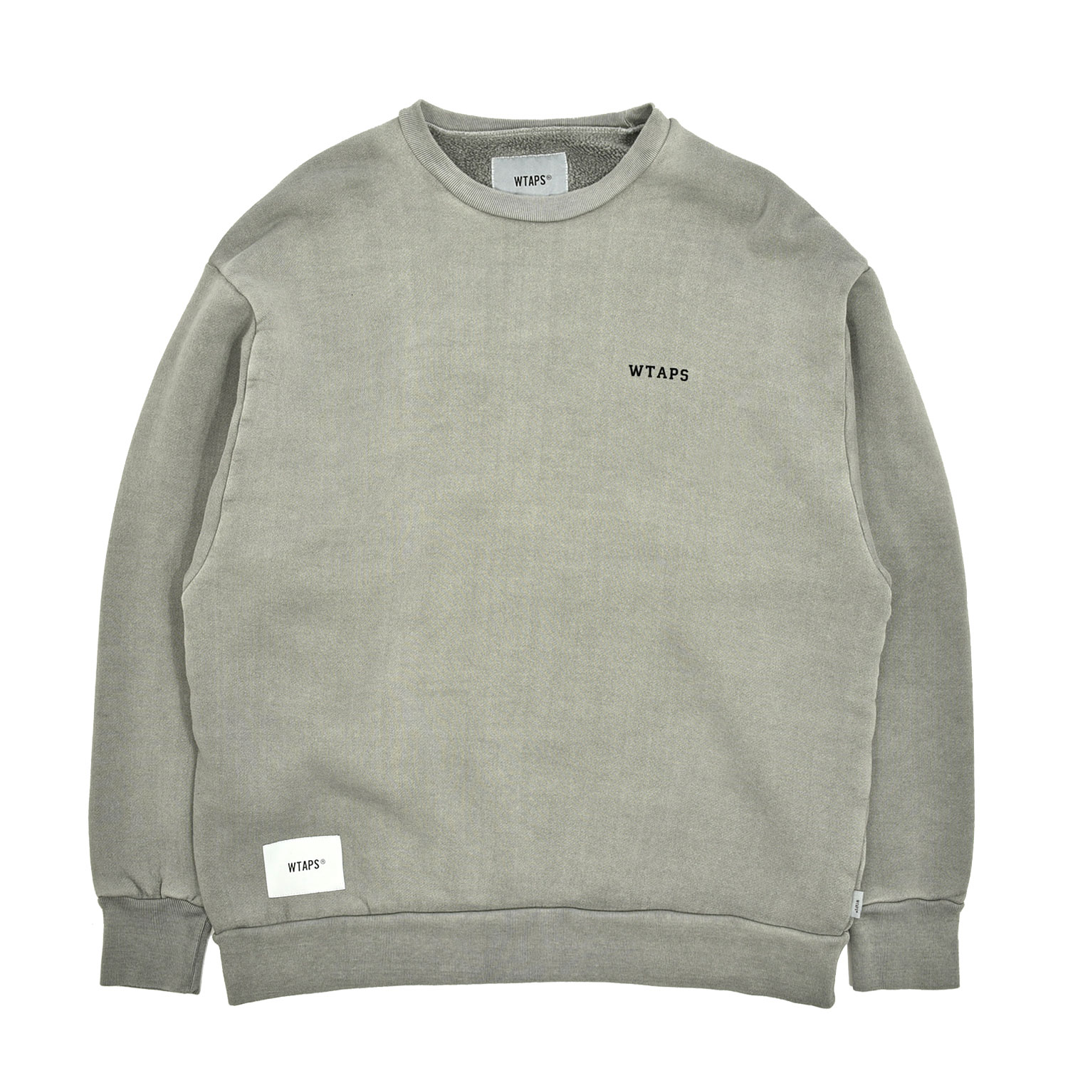 M wtaps college design crew neck 02