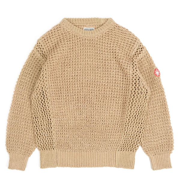 Cav Empt Side Mesh Loose Waffle Knit Sweater | FIRMAMENT - Berlin