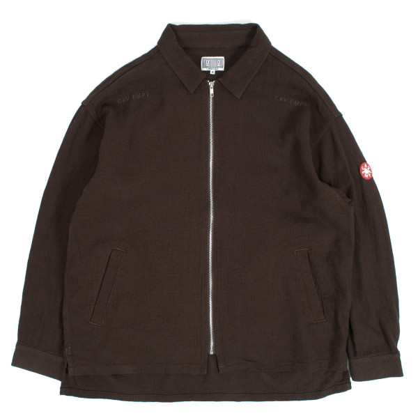 Cav Empt Welt Pockets Zip Shirt Jacket CES29JK15 Charcoal