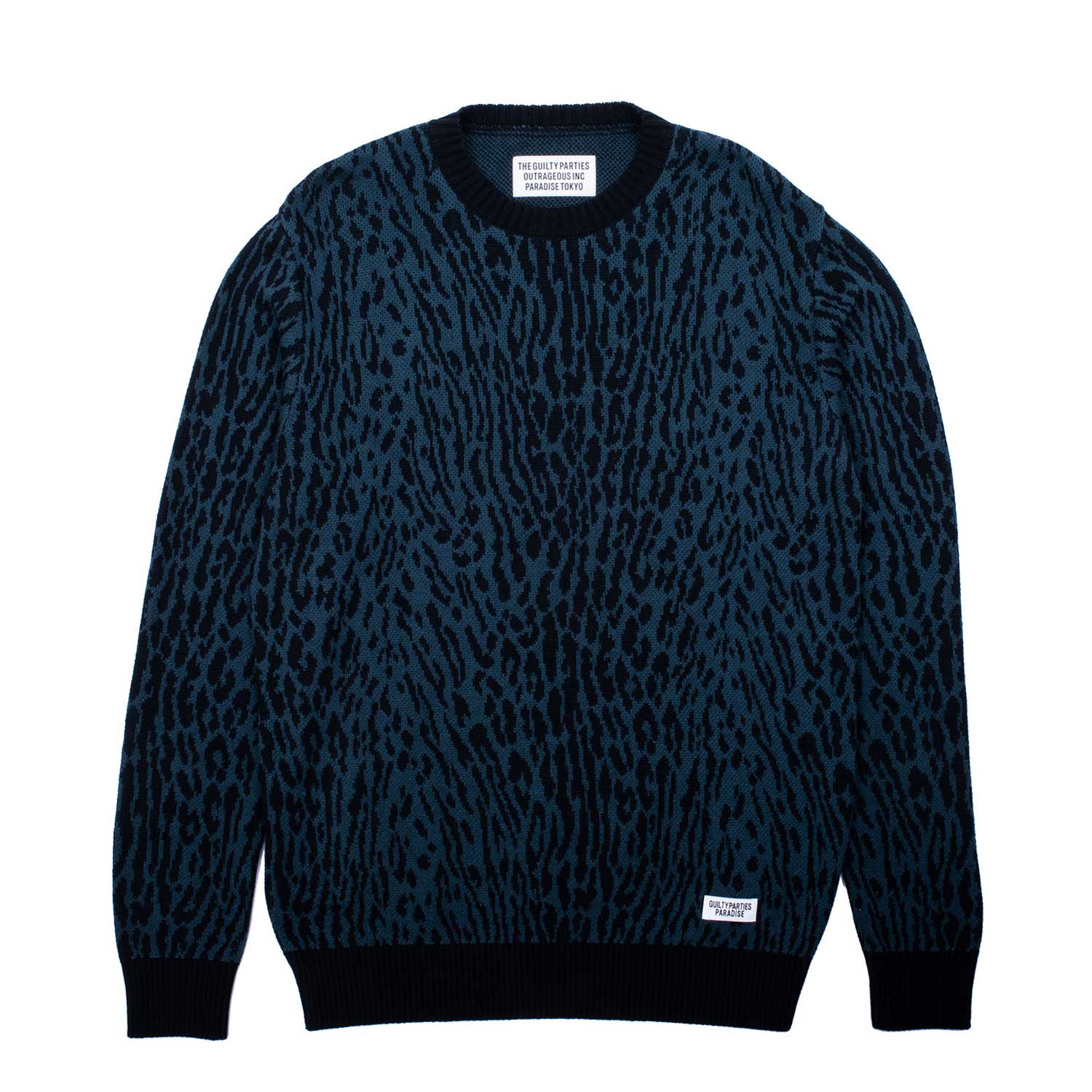 Wacko Maria Leopard Jacquard Sweater | FIRMAMENT - Berlin Renaissance