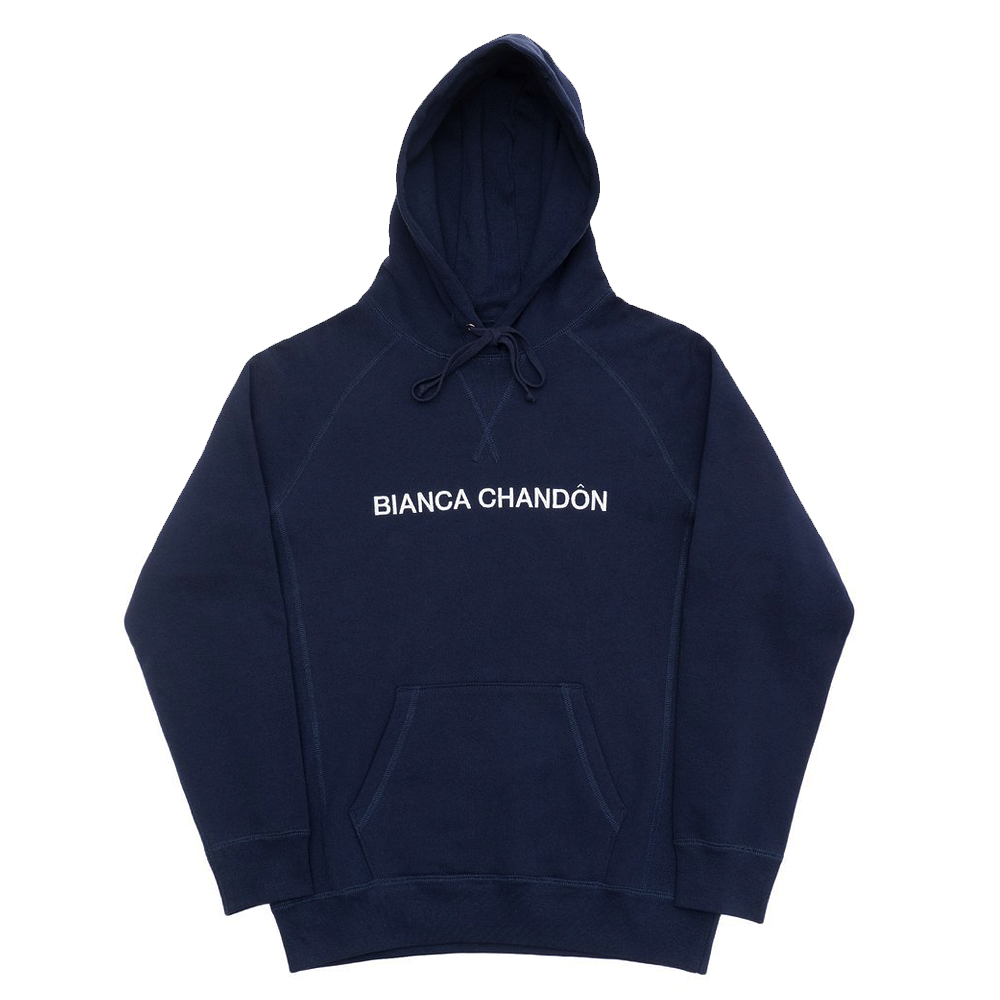 Bianca Chandon Embroidered Logotype Hooded Sweatshirt | FIRMAMENT 