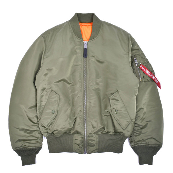 alpha industries orange bomber