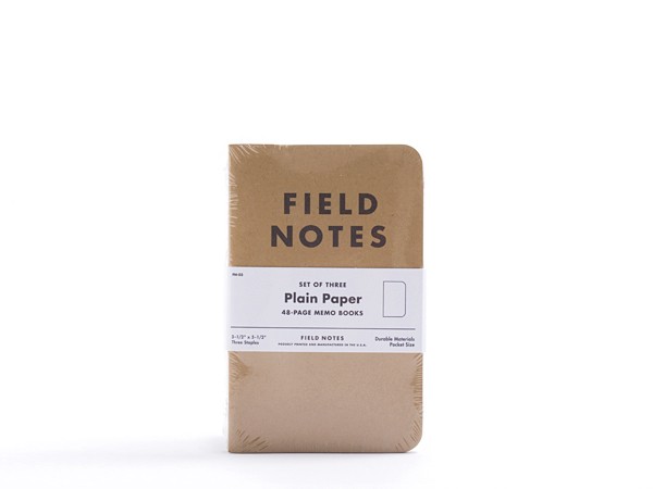 Field Notes Original 3-Pack Plain