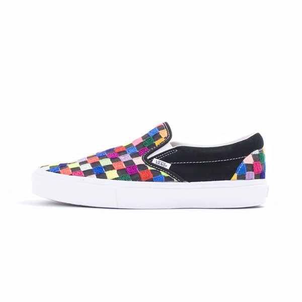 Vans Classic Slip On LX Huichol Checkerboard Embroidery