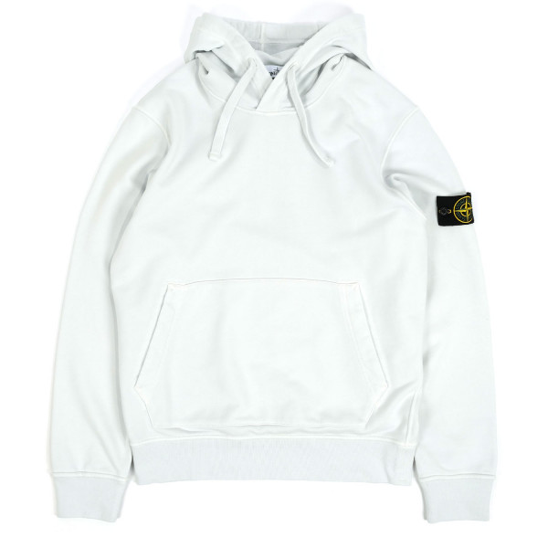 Stone Island Garment Dyed Hooded Sweatshirt