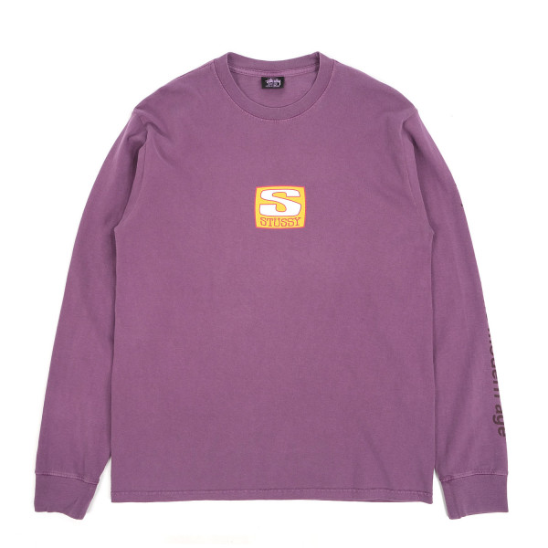 Stussy Equipment Company Pigment Dyed Longsleeve T-Shirt ...