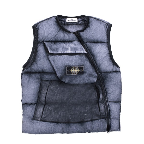 Stone Island Tela Nylon Down Dust Colour Frost Finish Vest