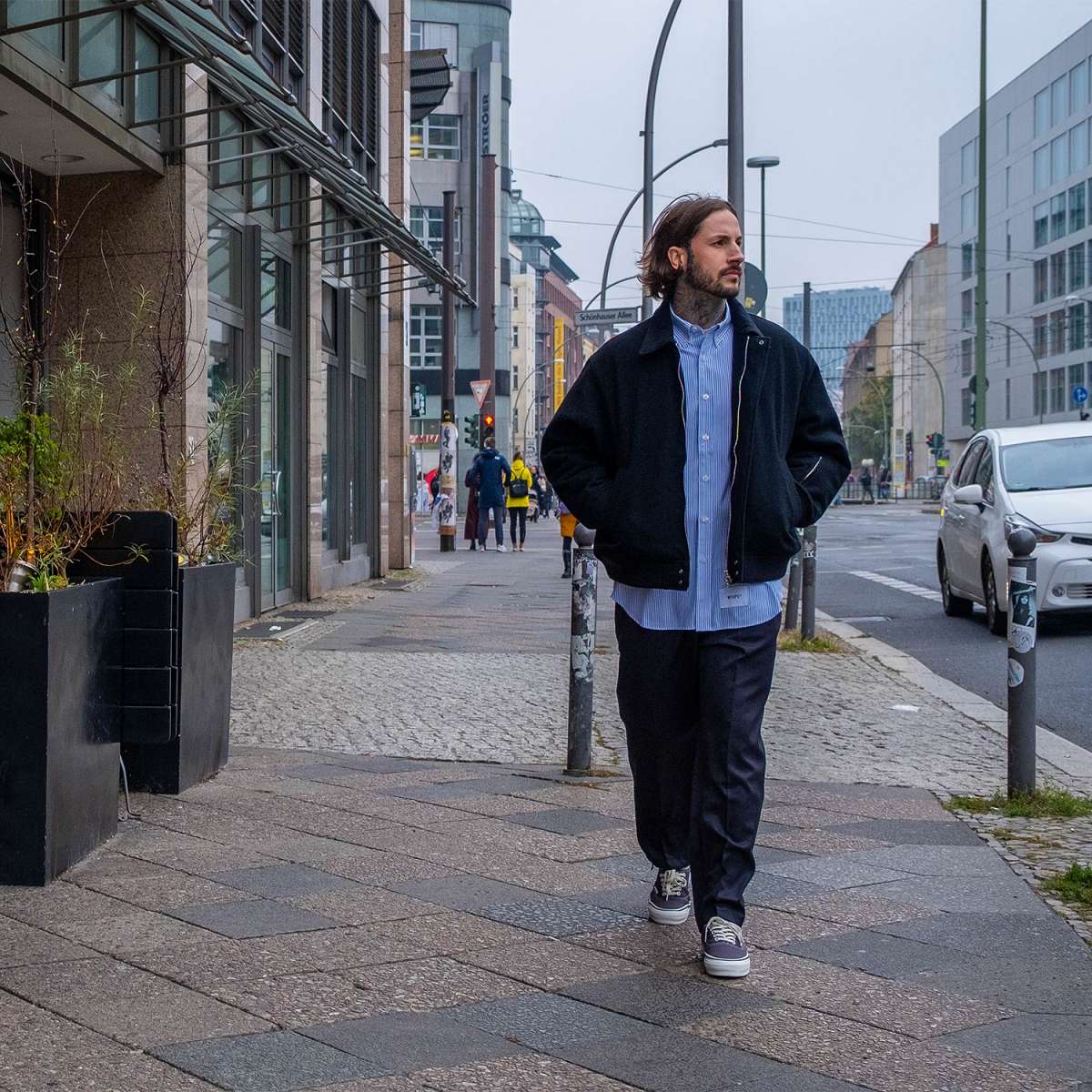 Sophnet Super 100S Wool 1Tuck Wide Tapered Pants | FIRMAMENT