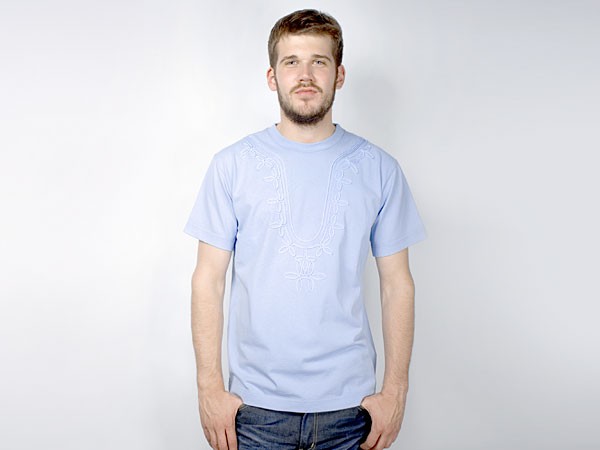 White Mountaineering Cotton Cable Embroidery T-Shirt