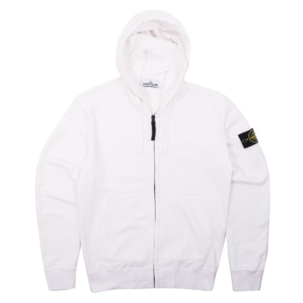 Stone Island Zip Hooded Sweatshirt