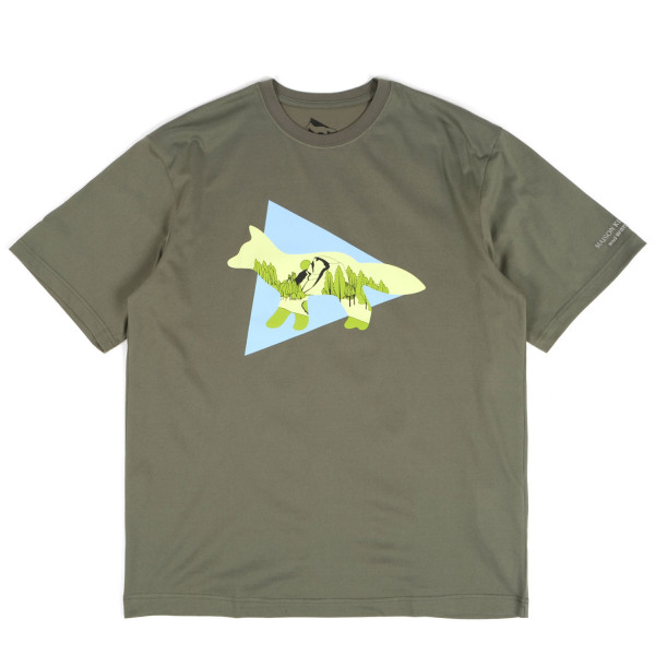 and Wander Maison Kitsune Dry Cotton Triangle T-Shirt 5743184907