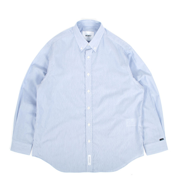 Wtaps BD 02 Broadcloth Coolmax Shirt 251TQDT-SHM01 Blue