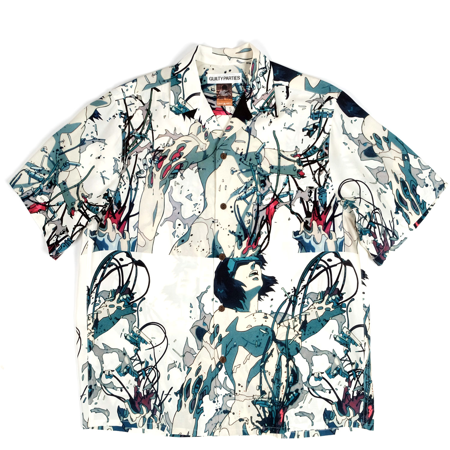 Wacko Maria Ghost In The Shell Hawaiian Type-4 Shirt | FIRMAMENT