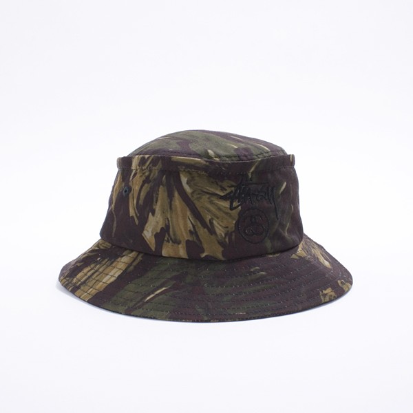 Stussy Leaves Camo Bucket Hat