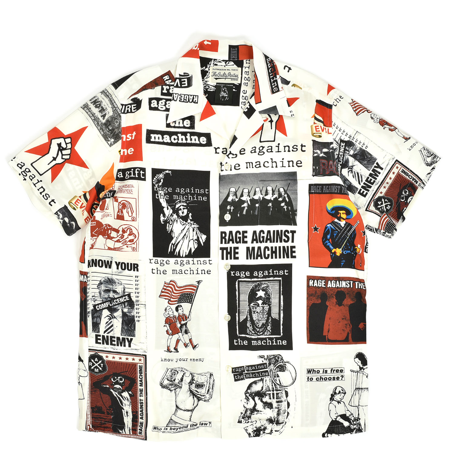 Wacko Maria Rage Against The Machine Hawaiian Shirt