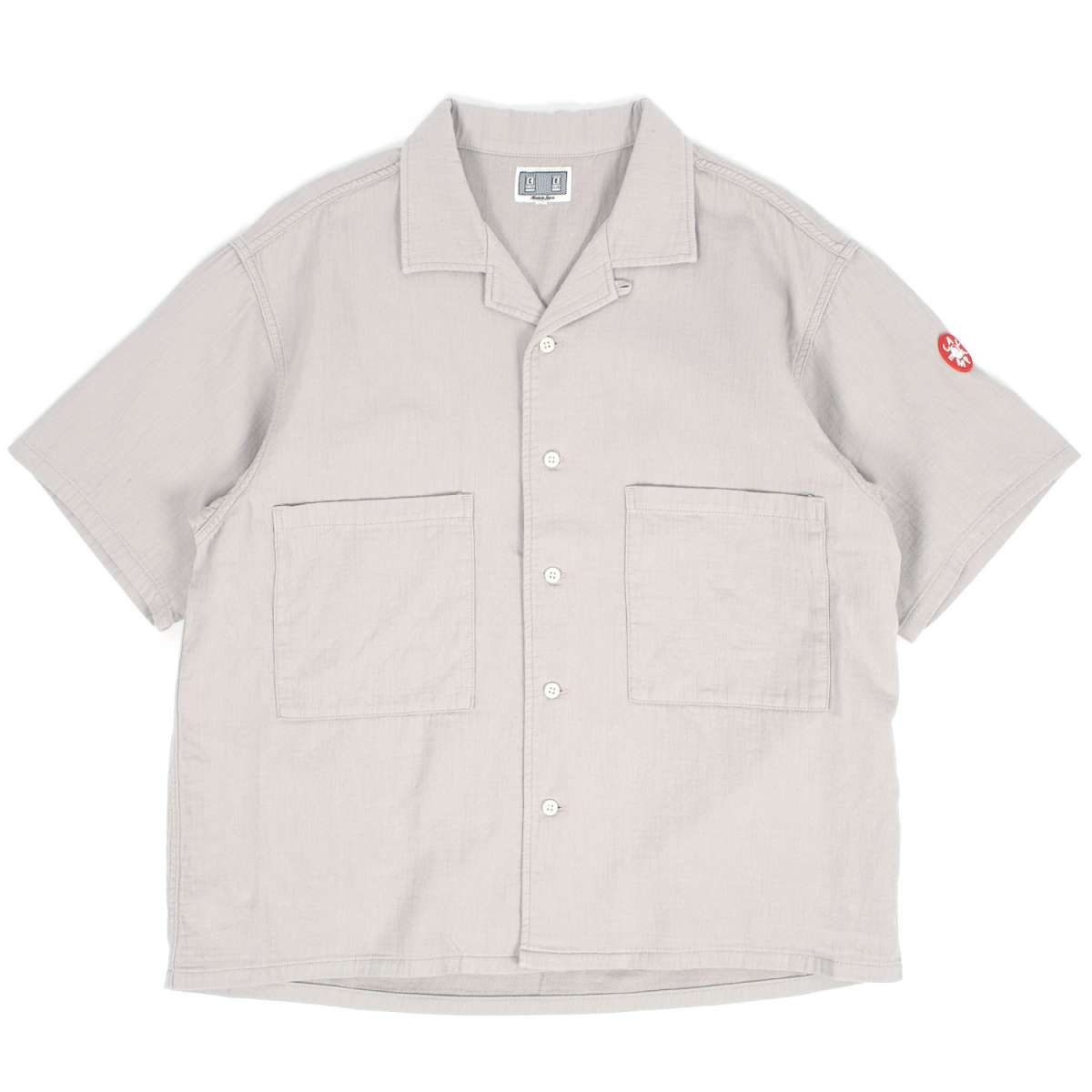 トップス CAVEMPT SOFT CW SHORT SLEEVE OPEN SHIRT CAV EMPT Soft Cw Short Sleeve Open Shirt Grey | HAVEN