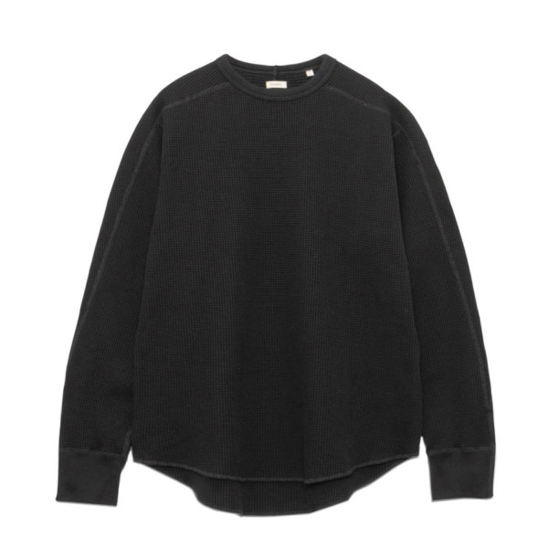Nanamica Crew Neck Thermal T-Shirt S25SH102 Black