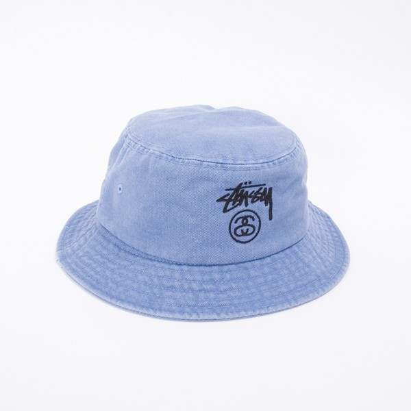 Stussy Stock Lock Denim Bucket Hat