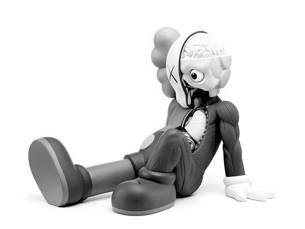 Original Fake Kaws Companion Resting Place Grey Version