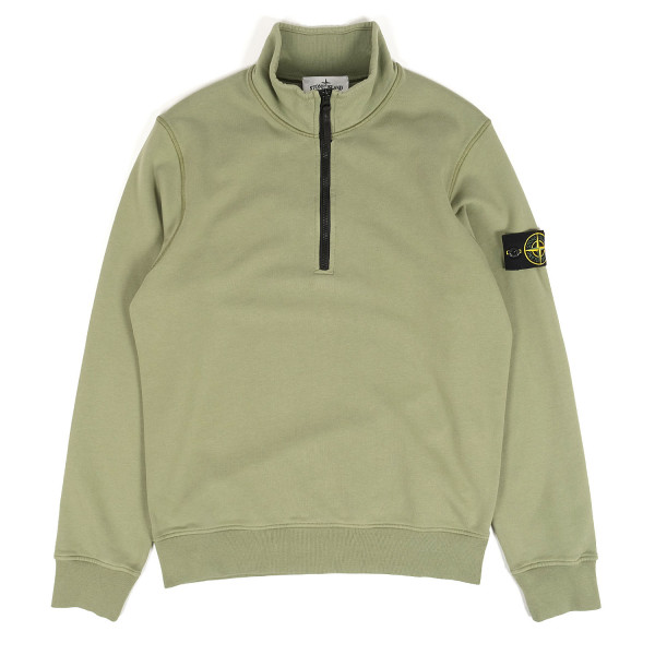 Stone Island Garment Dyed Half-Zip Sweatshirt 101561951-V0055
