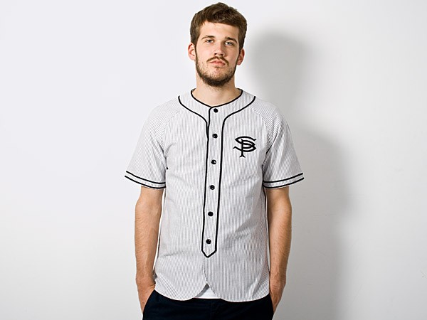 Sophnet Oxford Stripe Baseball Shirt