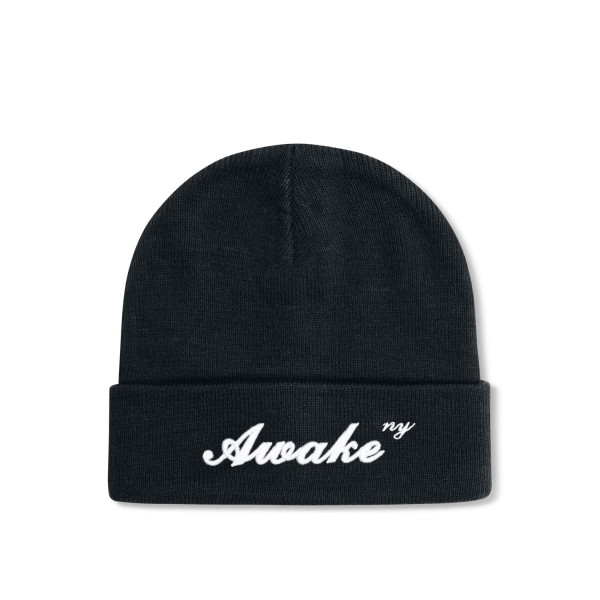 Awake NY Script Logo Beanie