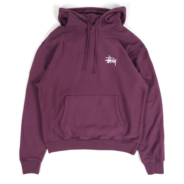 Stussy Basic Stussy Pigment Dyed Hooded Sweatshirt 1924879