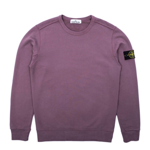 Stone Island Brushed Cotton Crewneck Sweatshirt