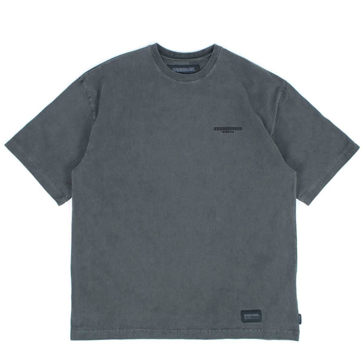 トップス NEIGHBORHOOD PIGMENT DYED CREWNECK SS L NEIGHBORHOOD Pigment Dyed Crewneck SS Black | HAVEN
