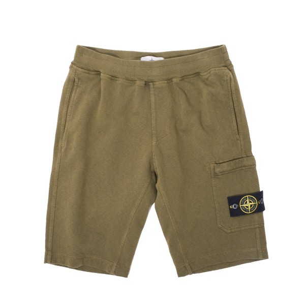 Stone Island Fleece Bermuda Shorts