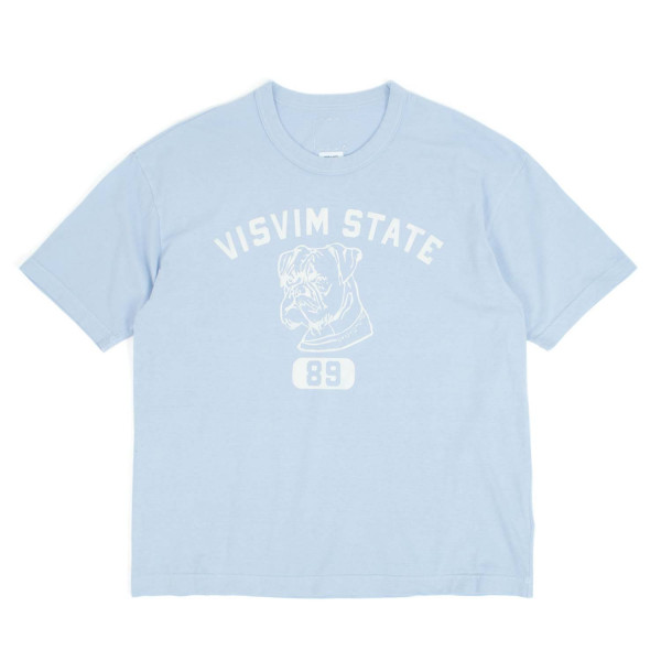 Visvim Jumbo 89 T-Shirt DMDG 0126105010018 Light Blue