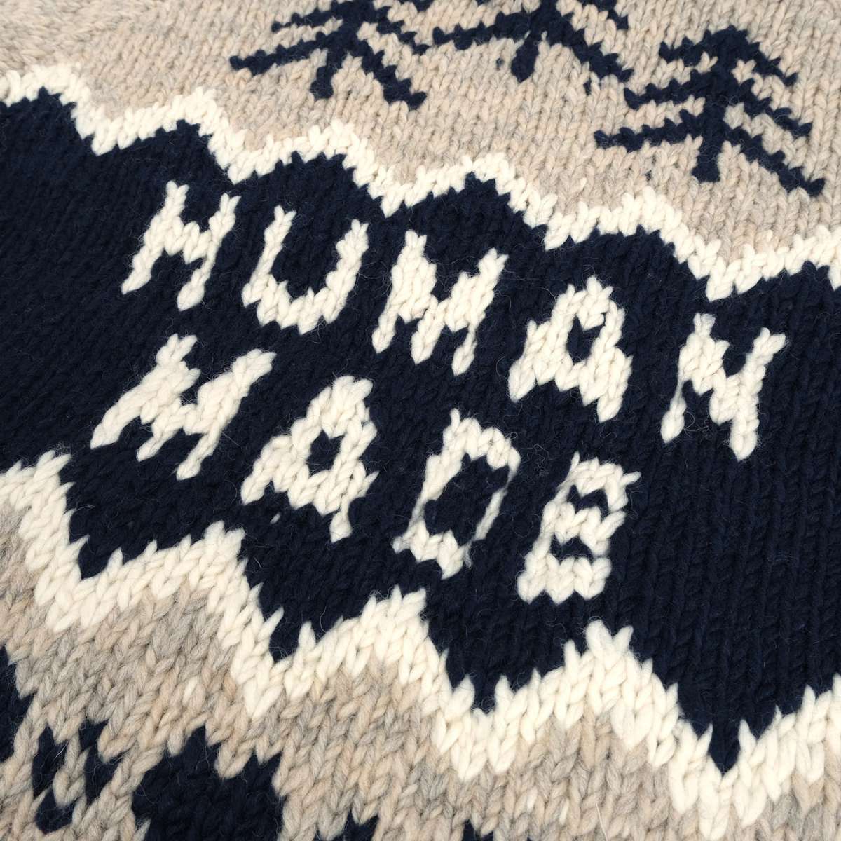 Human Made Polar Bear Cowichian Knit Cardigan | FIRMAMENT