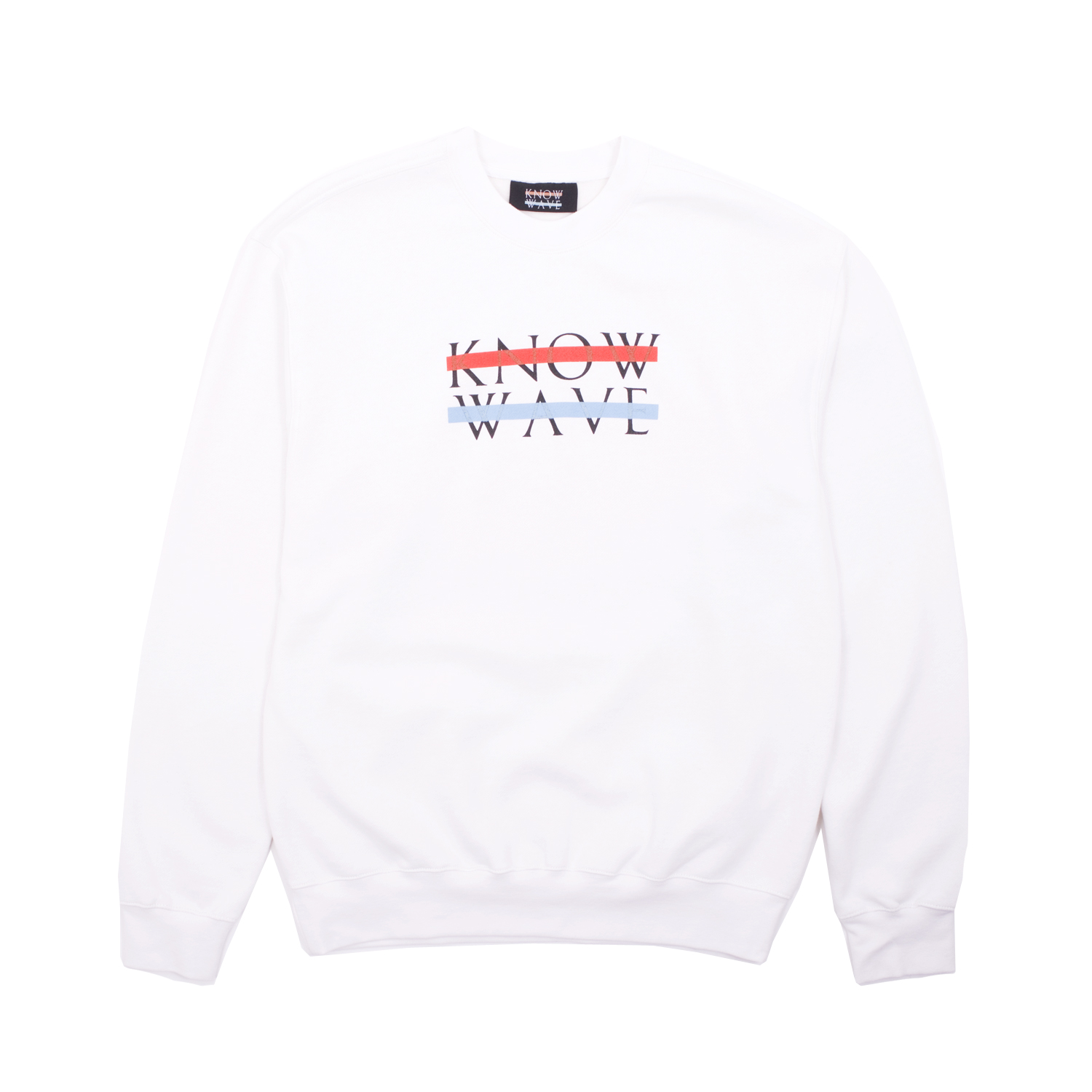 KNOW WAVE Trademark Crewneck