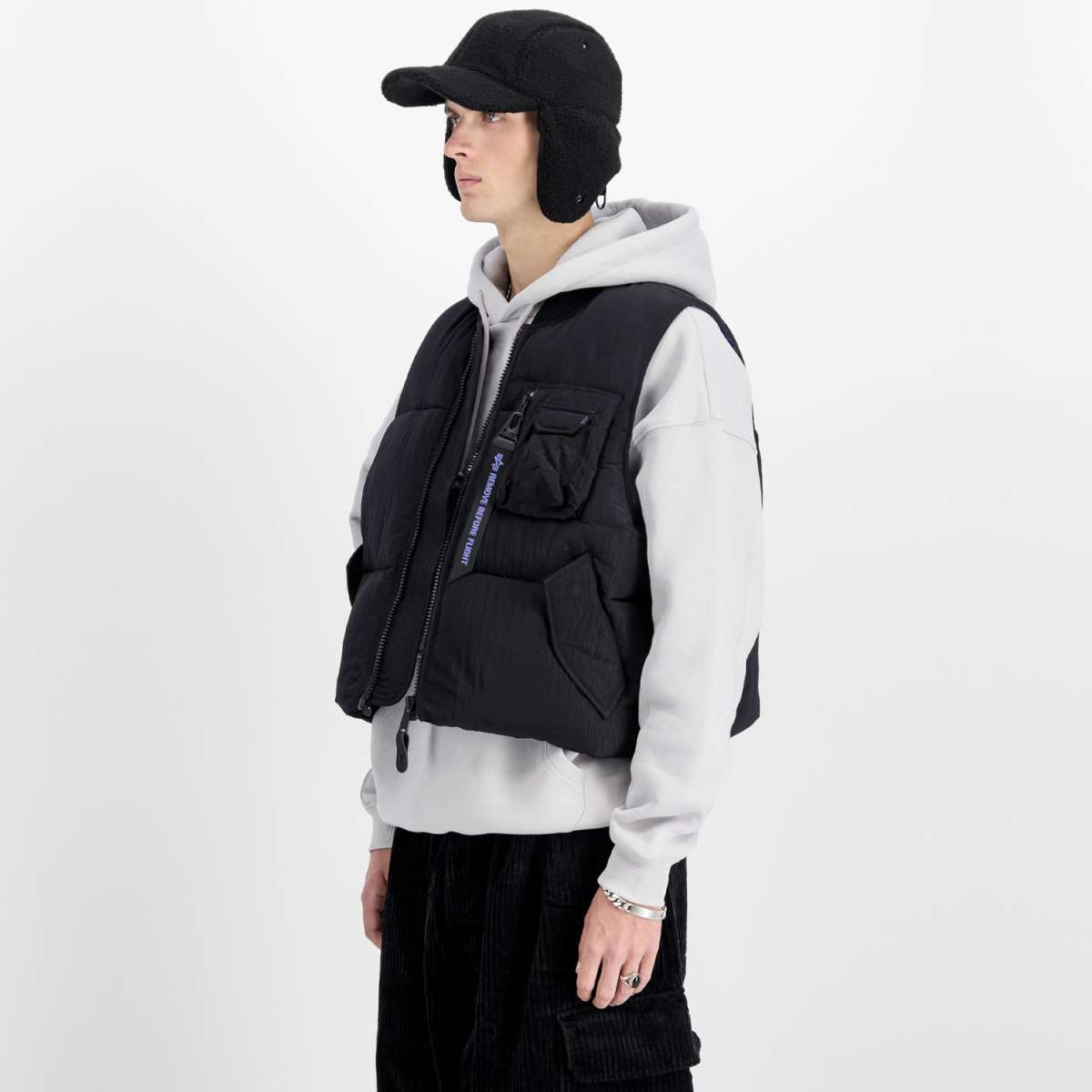 AMERI×ALPHA MA1 VEST Alpha Industries UV MA-1 Puffer Vest | FIRMAMENT - Berlin