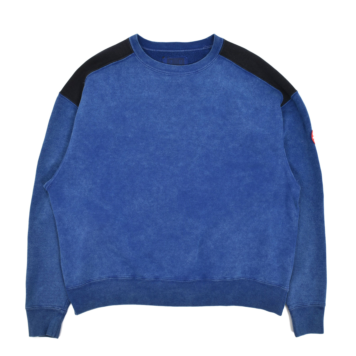 Cav Empt Overdye Panel Shoulder Crewneck Sweatshirt | FIRMAMENT