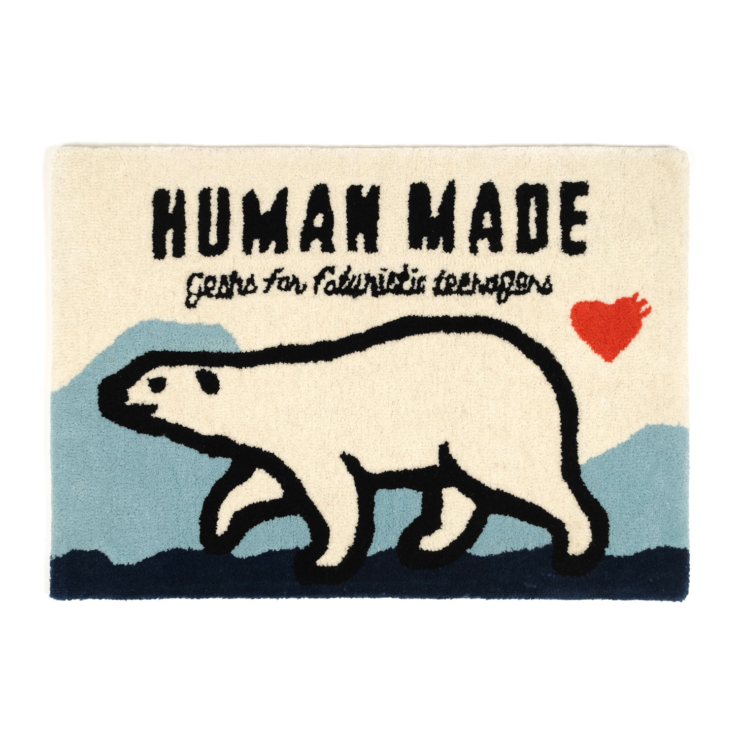 Human Made Polar Bear Rug  FIRMAMENT - Berlin Renaissance
