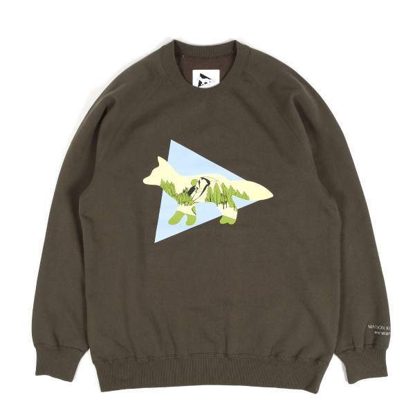 and Wander Maison Kitsune Dry Cotton Sweatshirt 5743184904