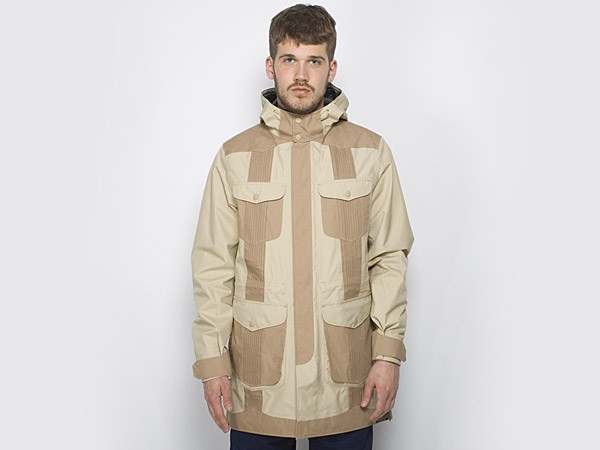 White Mountaineering Gore-Tex Paclite Pintuck Long Tail Coat