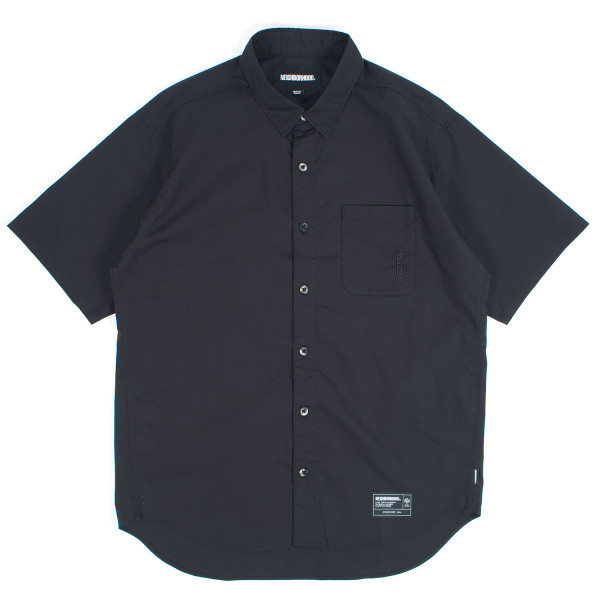 Neighborhood Shortsleeve Trad Shirt 261SPNH-SHM05 Black