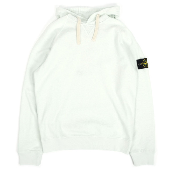 Stone Island Garment Dyed OLD Effect Raglan Hooded Sweatshirt