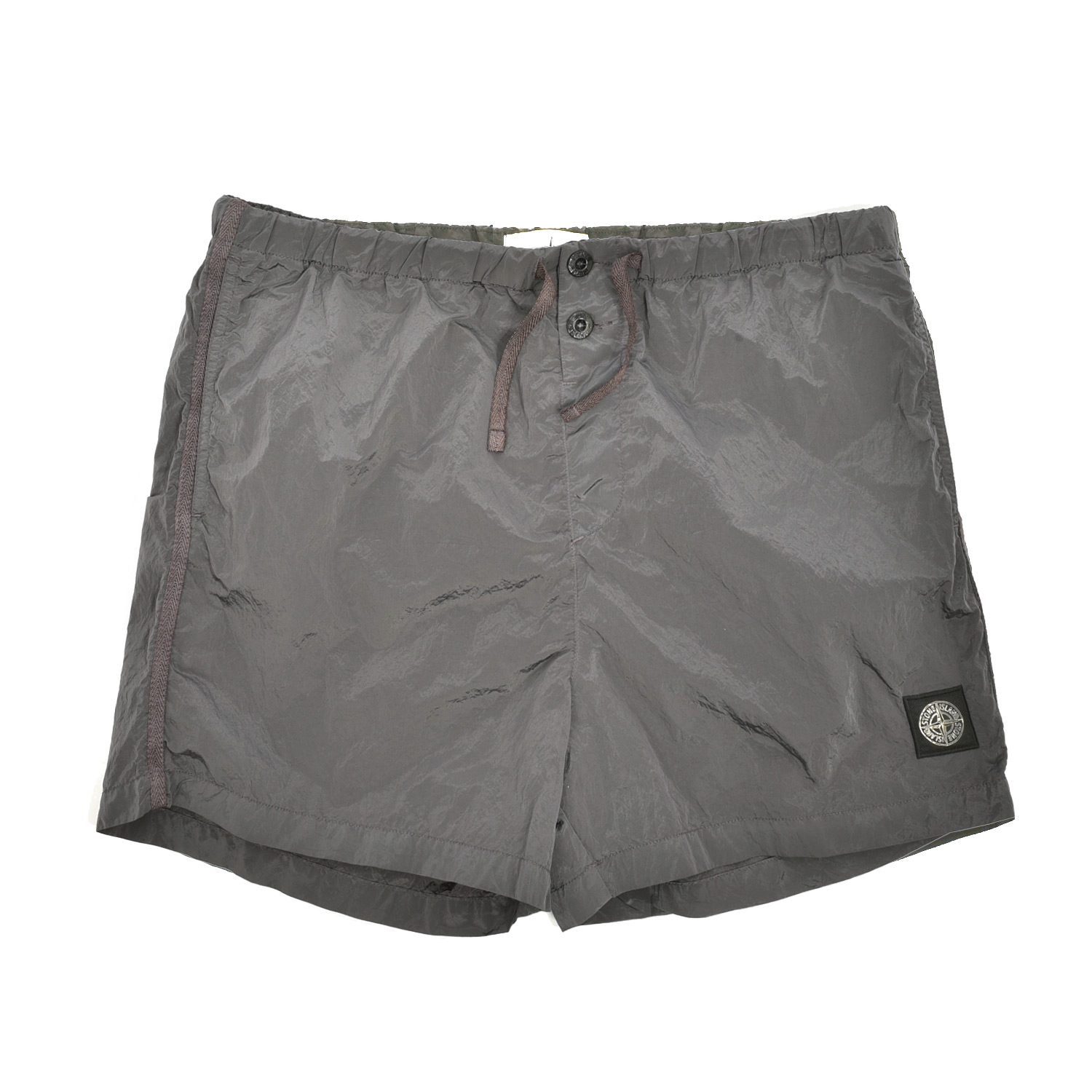stone island swim shorts black