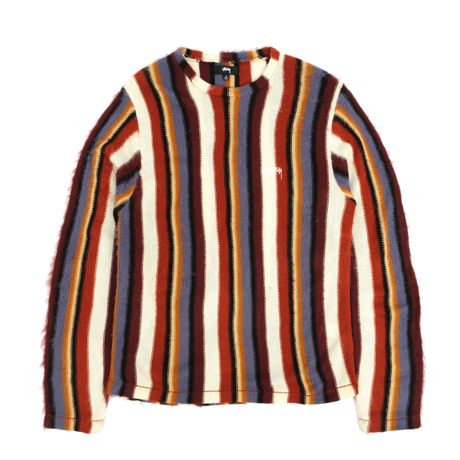 Stussy Vertical Striped Knit Crew Sweater | FIRMAMENT - Berlin