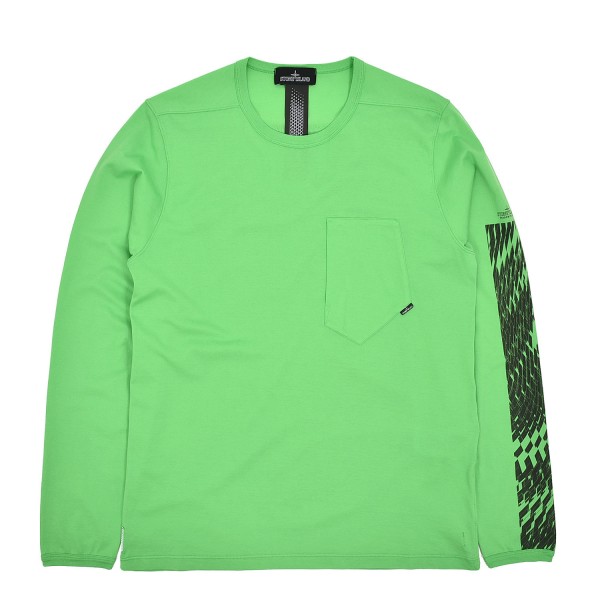 Stone Island Shadow Project Printed Catch Pocket Longsleeve T-Shirt