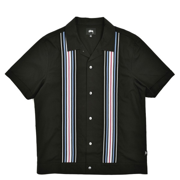 Stussy Striped Knit Panel Shirt