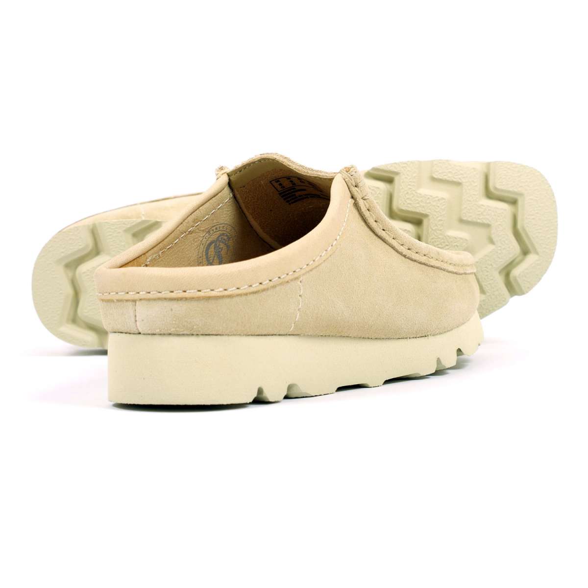 【美品】clarks wallabee Clarks Wallabee Original Black Smooth Leather Limited