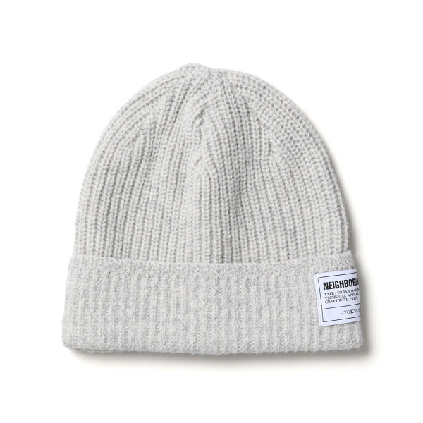 Neighborhood JP Merino Beanie 252FUNH-HT01 Oatmeal