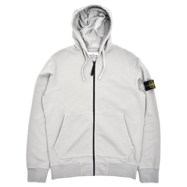 Stone Island Zip Hooded Sweatshirt