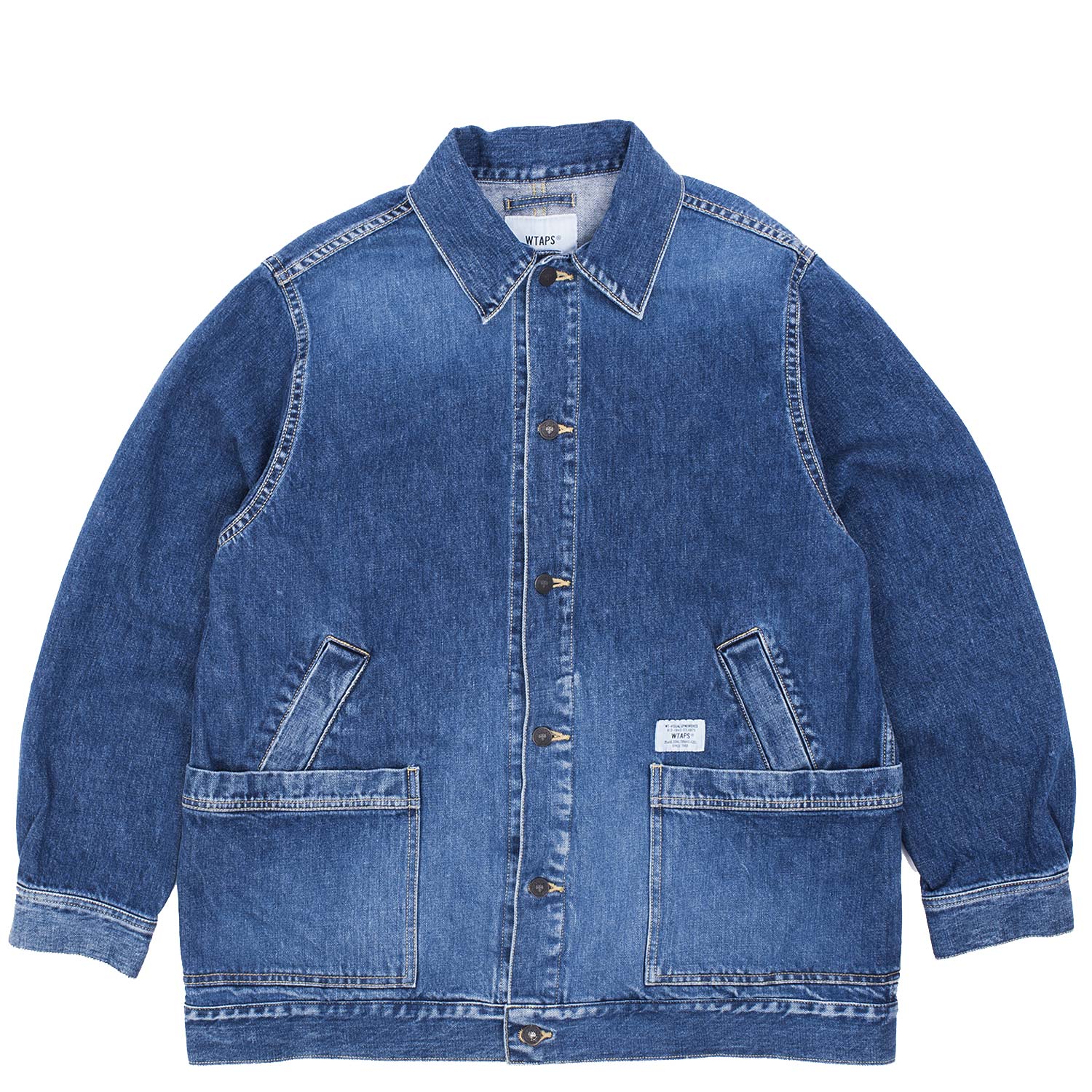 wtaps 2018SS denim daddy jacket サイズLメンズ