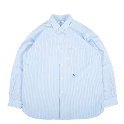 Nanamica Regular Collar Stripe Wind Shirt | FIRMAMENT